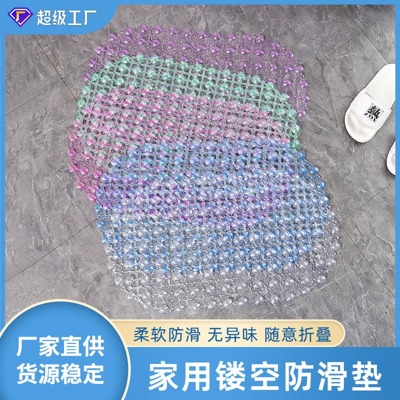 Пользовательские ПВХ овальные капли воды Ванная комната анти-скольжения коврик для пожилых детей ванная комната душевая Ванна Анти-скольжения коврик