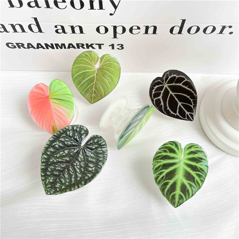 22g Weight Universal Applicable Brands Airbag Bracket Classification ABA, tpu Material Leaves Pattern Casual, Cute Style Leaves ABA Tpu Casual Cute Universal Airbag Bracket 2