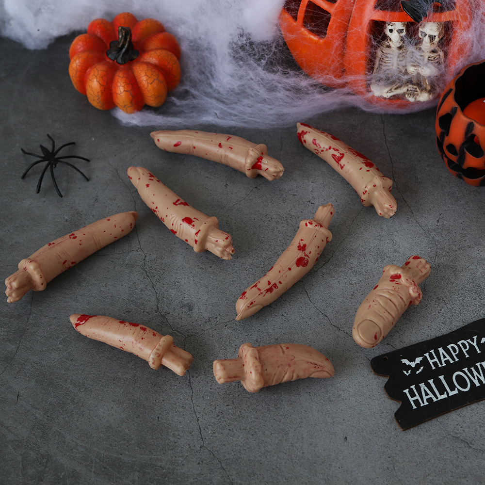 Decoración de Halloween gran hueso cráneo casa embrujada bar encantador accesorios colgantes cráneo garras terror