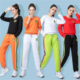 Осенний демисезонный комплект, спортивный лонгслив, костюм для спортзала