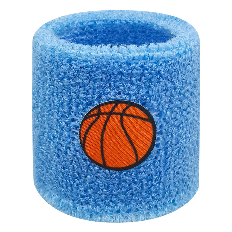 [핫 라벨] 라이트 블루-농구 (하나)