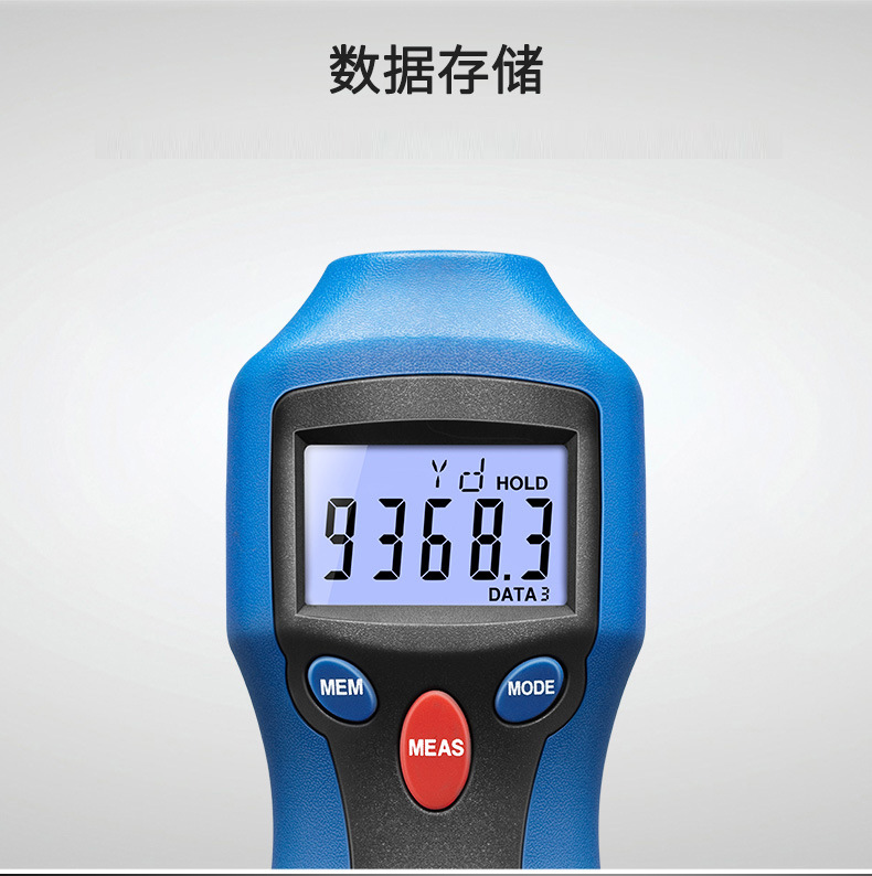 CEM car tire tachometer handheld digital tachometer tachometer wind wheel digital display laser speed tester