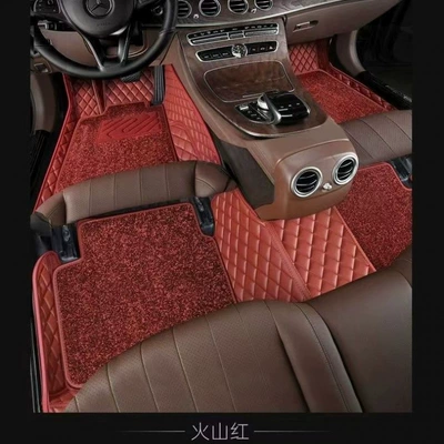 Ayaqaltılar (Kovriklər) | car floor mats, full - upgraded-model-please-note-the-model-year-when-placing-an-order-huiqi-red-five-seater-red-carpet-silk-mega-discount-sale