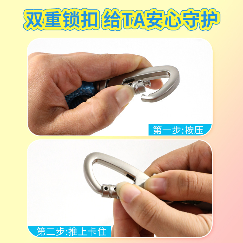 Correa de tracción en forma de I para gatos grandes, correa de tracción redonda con degradado de colores, correa para pasear gatos al aire libre, anti-strangulation, en paquete.