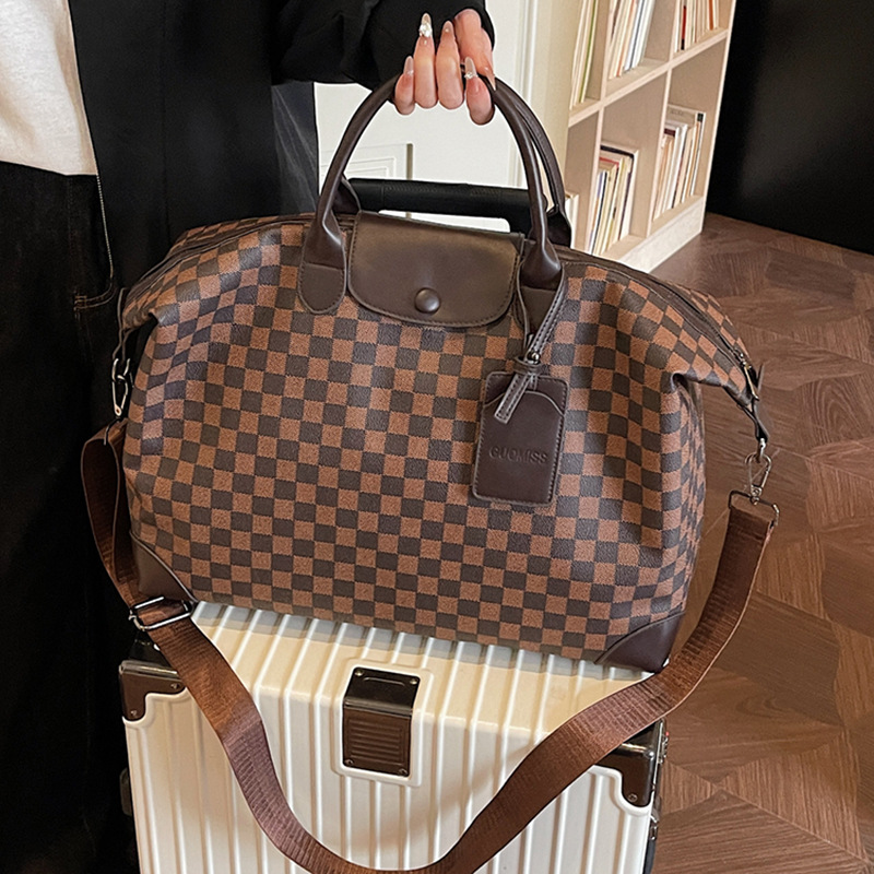 Cross-Border Large-Capacity Shopping Luggage Bag, New Style Men's Single-Shoulder Business Travel Bag, Women's Travel Sports Fitness Bag
