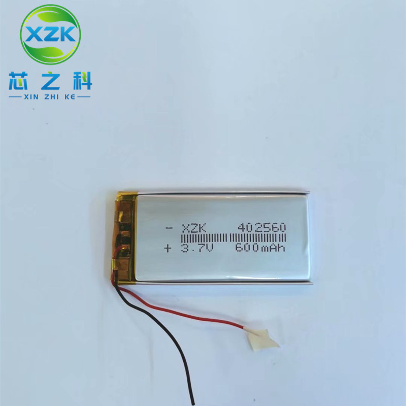 工厂直供402560聚合物锂电池600MAH 3.7V蓝牙音箱LED灯插卡音箱