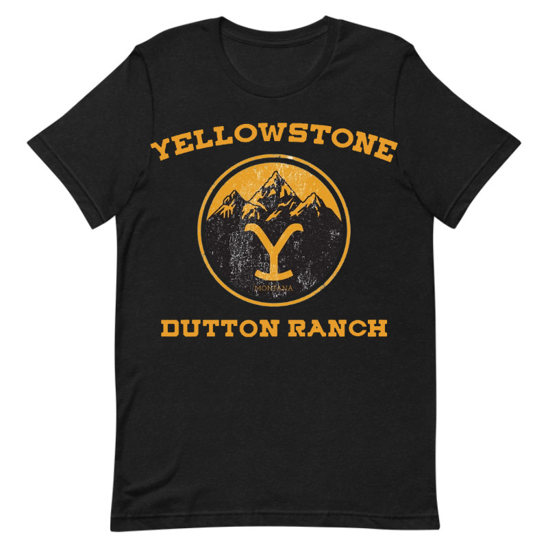 Foreign Trade Cross-border E-Commerce Independent Station Amazon Amazon New Yellowstone Cotton Women's T-shirt