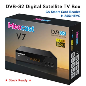 Новый продукт H265 DVB-S2 ТВ-приставка V7 HEVC DVBS2 Африканская ТВ-приставка Conax CA кардридер