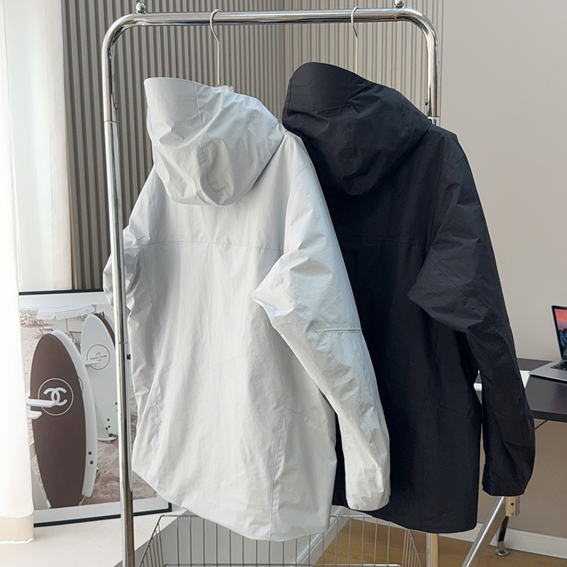 凯KLS羽绒服男25冬季新款小太阳运动防水连帽户外硬壳冲锋衣鹅绒|undefined