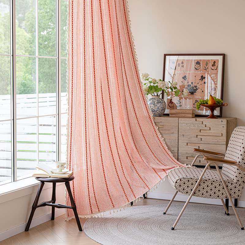 모카 스트라이프 핑크 오렌지 펀치