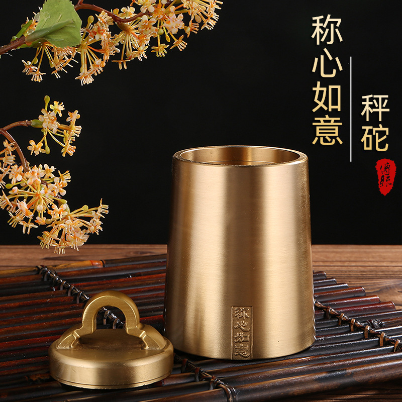New style brass weight, a lucky charm, a gift, copper ornament with a lid, a metal craft, home decoration, wholesale.