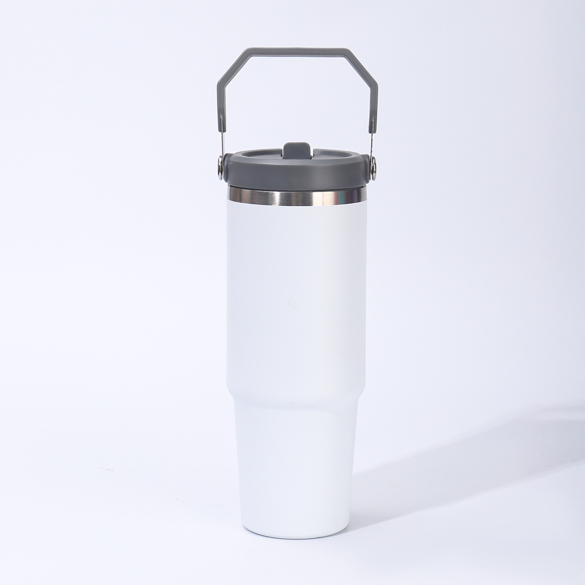 Moda simple de 30oz taza de hielo portátil de gran capacidad 304 taza de acero inoxidable taza de paja de automóvil taza de automóvil