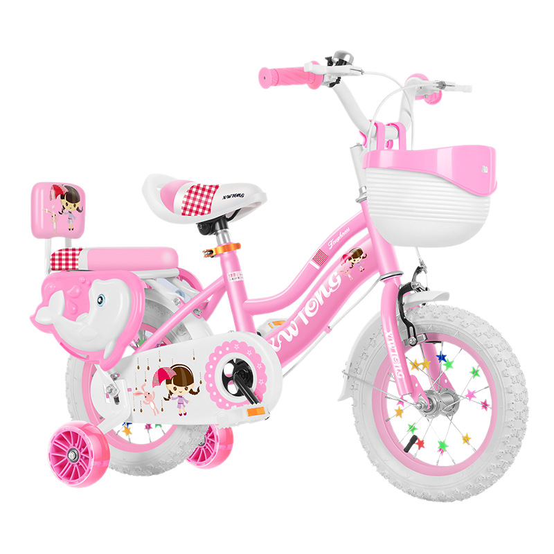 Bicicleta para niños Bicicleta de bebé de 3 años Bicicleta 2-4-6 años Niño niño 7-8-9-10 años cochecito de niña