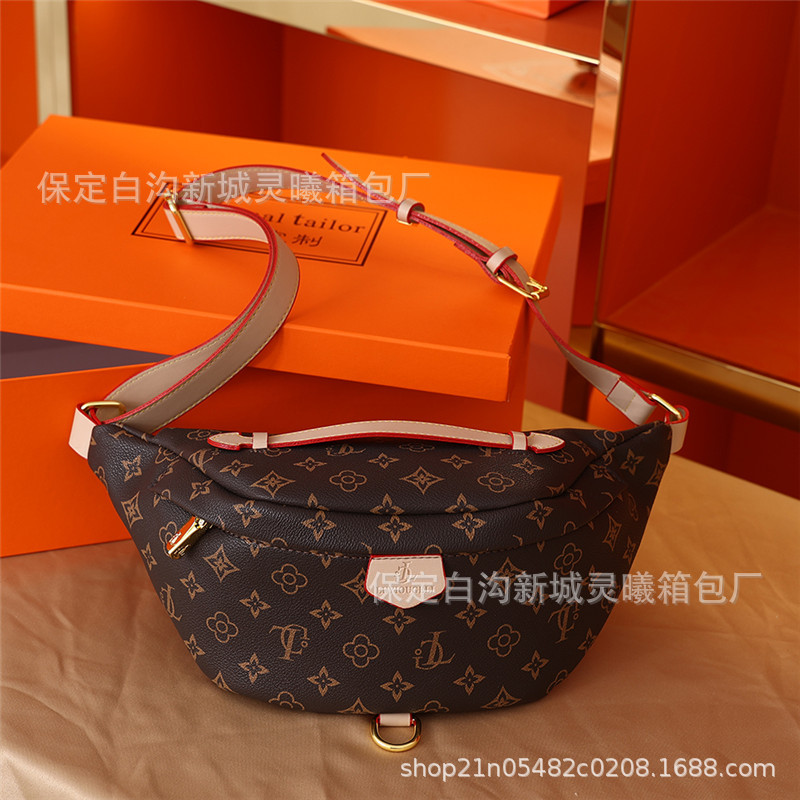 Moda retro bolso de la cintura para las mujeres estilo coreano 2023 primavera nuevo estilo coreano bolsa de pecho de gran capacidad bolsa de moda bolsa de mensajero del hombro para las mujeres