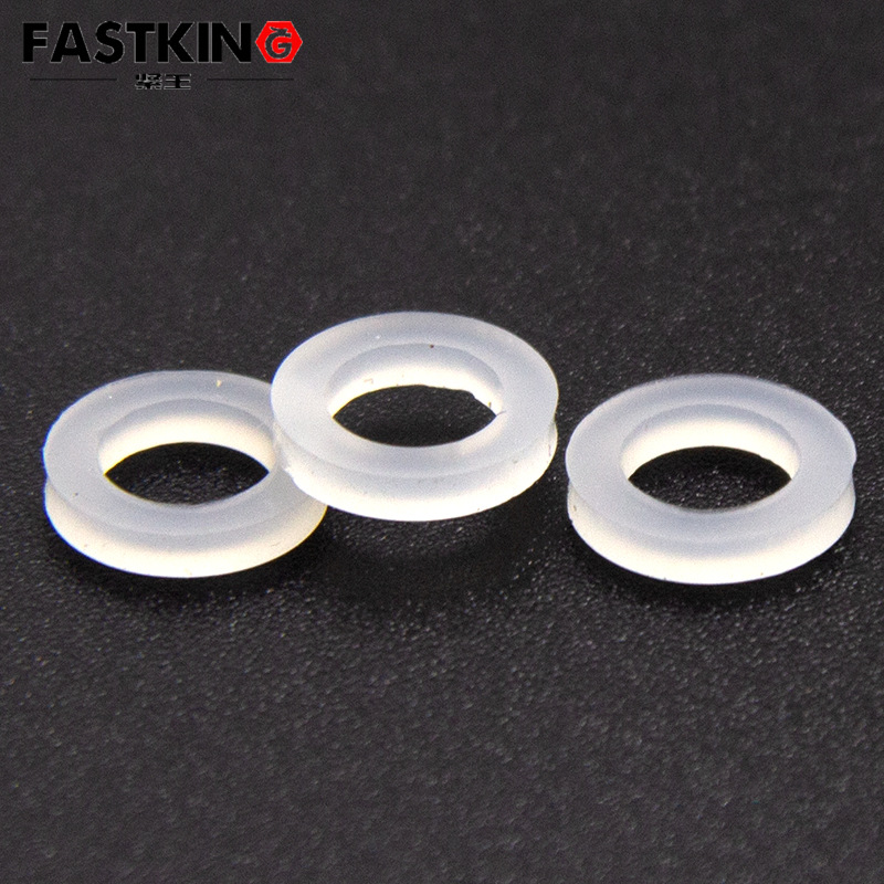 白色硅胶垫片螺丝丁腈平垫防水垫圈塑胶螺丝垫圈M3M5