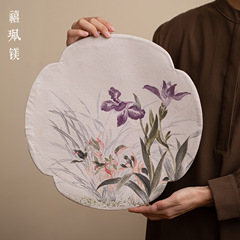 禧マグネシウム新中国式雲紗乾泡茶席テーブル旗両面防水布芸ポットマットカップ茶台断熱マット