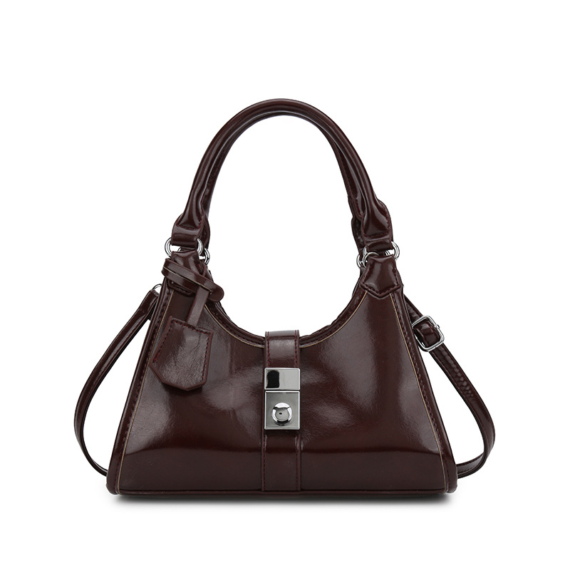 Bolso bandolera de un solo hombro de todo fósforo sentido de alta gama 2025 bolso de mujer de tendencia de moda transfronteriza bolso retro de nicho