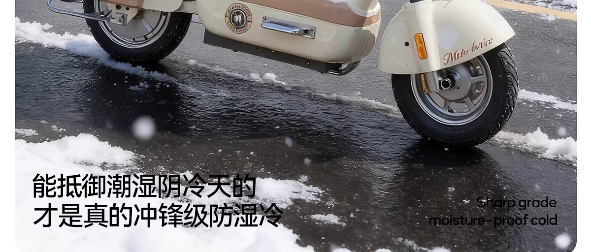 25-Year New Model Winter Electric Vehicle Handlebar Covers with Fleece Lining, Warm Protective Gloves for Motorcycles, Cotton-Padded, Waterproof, and Rainproof