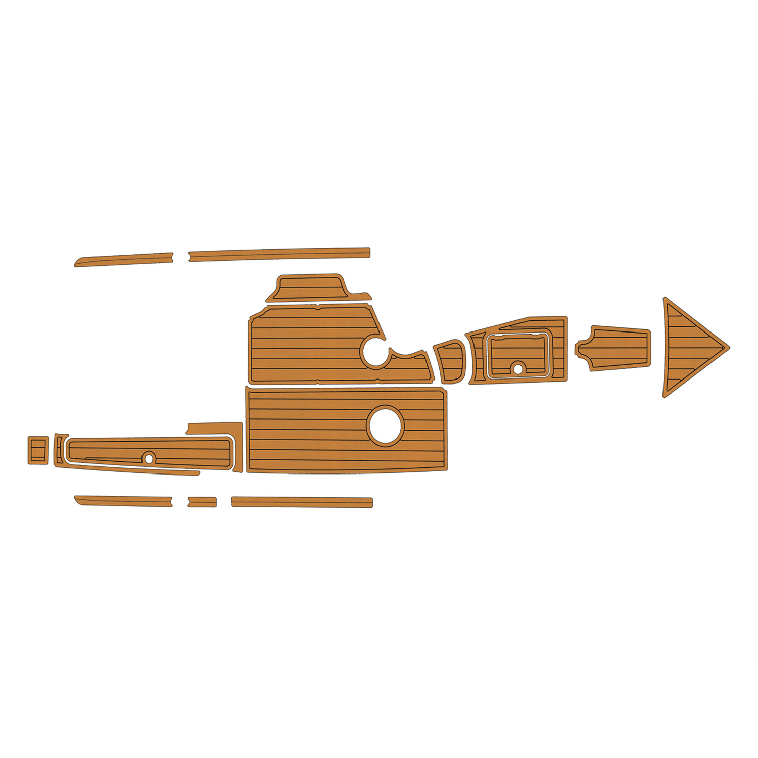 2002-2004 Centurion Escalade EVA Faux Teak Marine Floor