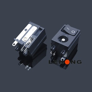 DC-222 Ship Type Switch + DC Combination / High Temperature Silver Plated Environmental Protection / DC Power Socket / DC DC Socket