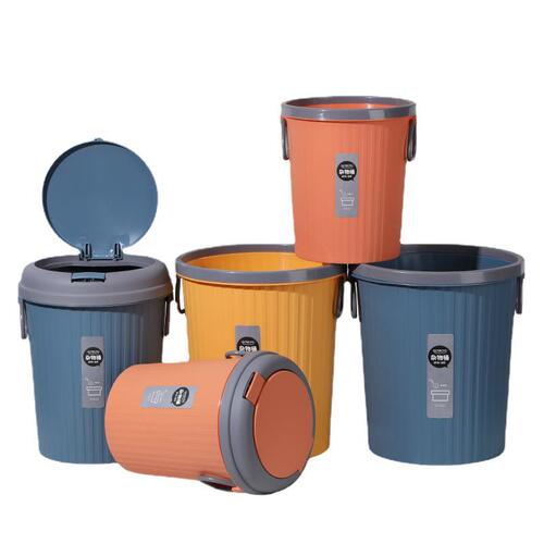 Factory direct sales trash can household kitchen press ring classification trash can bathroom Nordic creative paper basket with lid