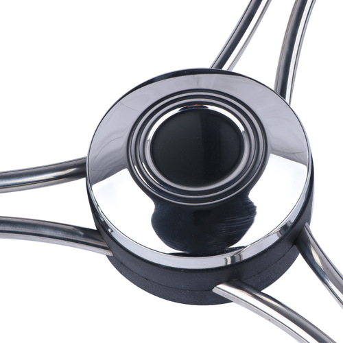 Boat-grade foam-finished steering wheel stainless steel yacht steering wheel grip helper ball rudder ship hardware accessories 13-inch