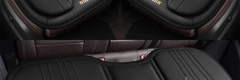 Summer rear seat luxury car seat cushion, breathable leather, ventilated, suitable for all seasons, three-piece set, single piece