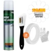 Colorless care agent + three-sided brush + masking paper + gloves
