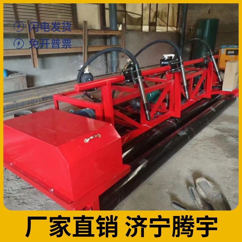 9米三辊轴摊铺机混凝土路面用6辊轴摊铺机多少钱带振动棒的铺路机