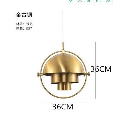 Creative transformer, ceiling lamp for living room, coffee decorations