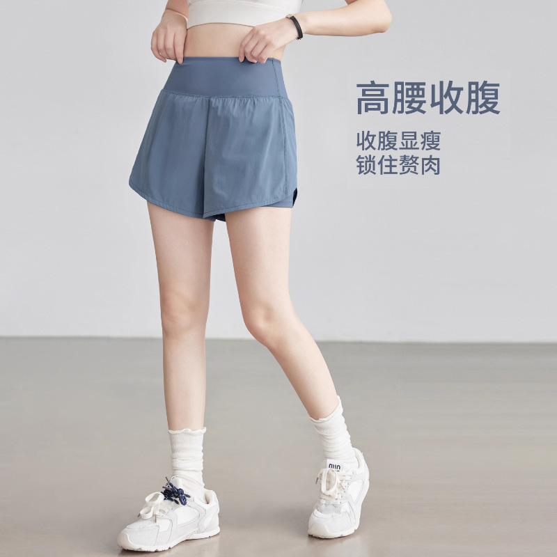 2025夏季新款瑜伽健身短裤宽松防走光健身三分裤运动休闲裤女|undefined