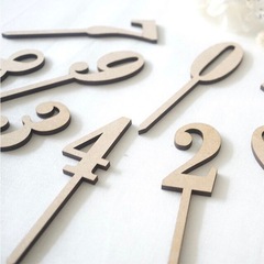 INS Boho-style Wooden Cake Topper & Hanging Sign: Happy Birthday, Number-themed Birthday Decor