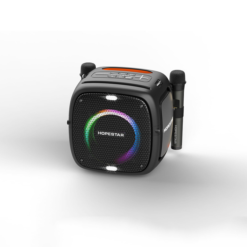 Hopestar par one大出力スピーカーのダブルマイクには、スタンド付きの重いサブウーファ屋外オーディオがあります。|undefined