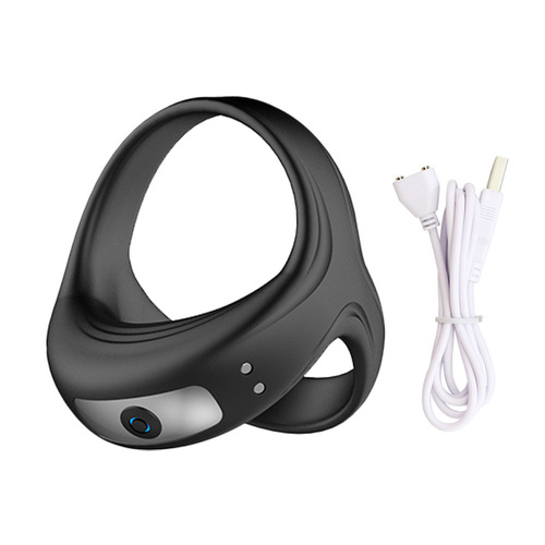 Mimao male semen locking triangle ring USB charging vibration massage semen locking ring male masturbation device sex toy shock