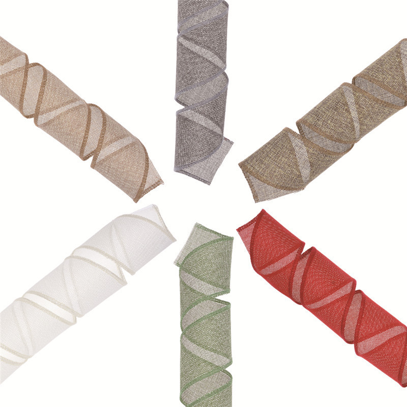 Amazon nuevo jardinería casera de color sólido borde cape arco decoración cape imitación de lino diy conjunto de accesorios