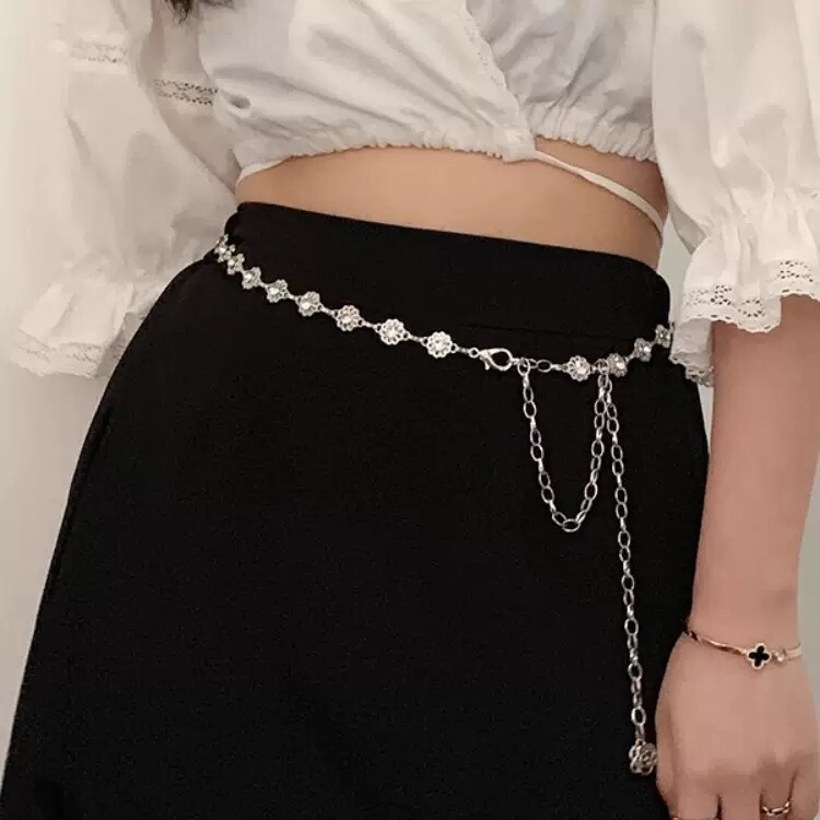 Waist Chain Women's High-End Metal Women's Summer Dress Trendy Decorative Suit Thin Belt Fashion Chain