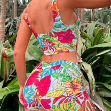 2024 Amazon AliExpress hot sale fashion bikini split fashion suit