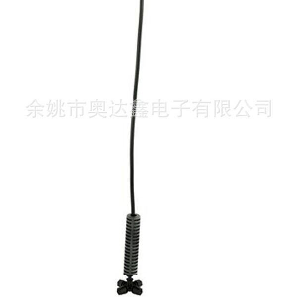 黑色十字雾化喷头 吊喷套装倒挂雾化套装 不带防滴器 降温喷头