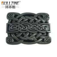 Металлический пояс BULLZINE, ретро пряжка из денима для отдыха