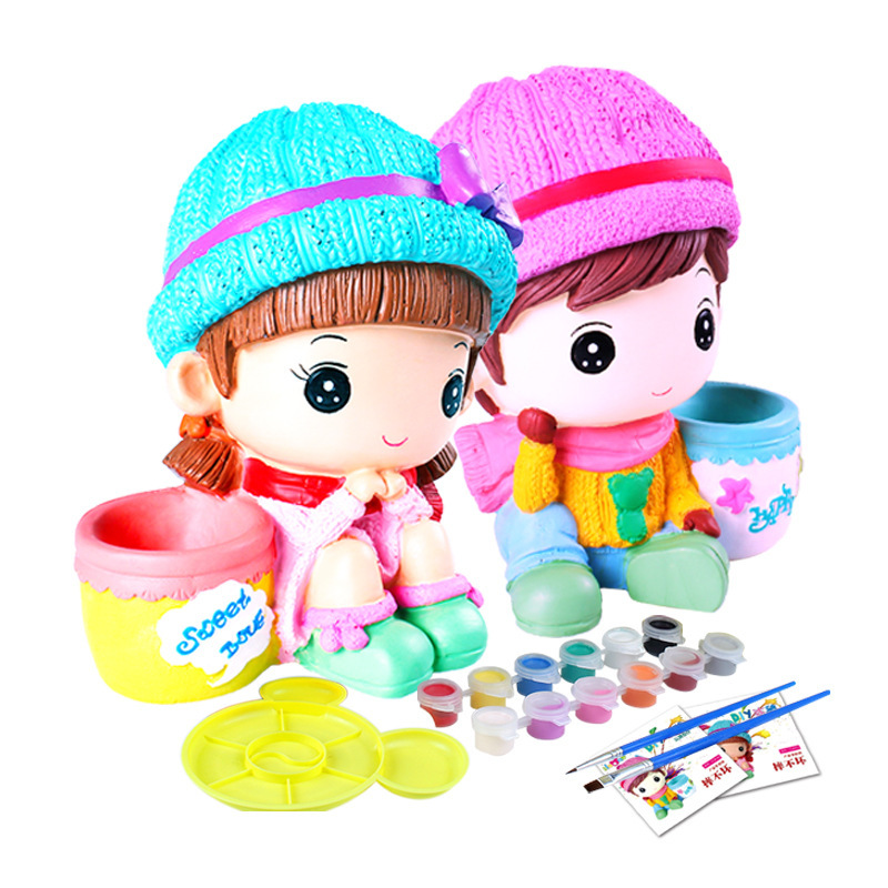 大型 エポキシ樹脂製 白い未完成人形 白いブランク卸売 手作りDIY スティッチ ぬりえ グラフィティおもちゃ 屋台|undefined