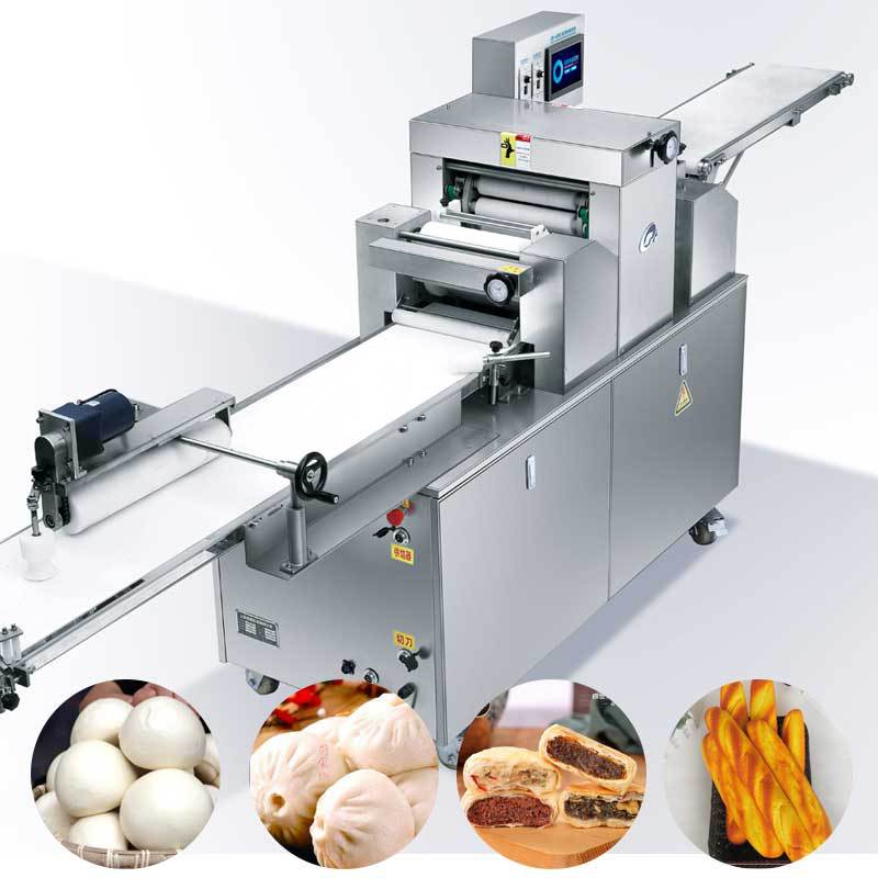 酥皮月饼包子馒头蛋黄酥老式长条面包牛舌饼豆沙包水煎包等生产线