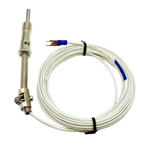 Manufacturer compression spring thermocouple K type E type WRNT-01 temperature probe temperature sensor high precision wear-resistant thermocouple