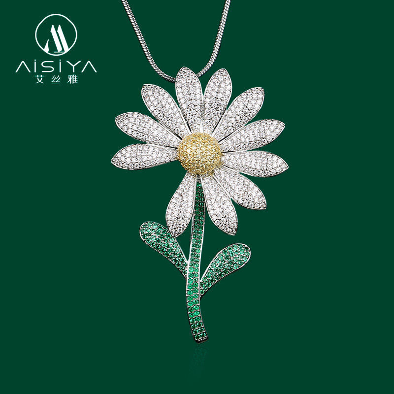 GD Quan Zhilong con un broche de flores de sol de margarita pequeño girasol pecho de fans de apoyo sensación de moda accesorios de venta caliente