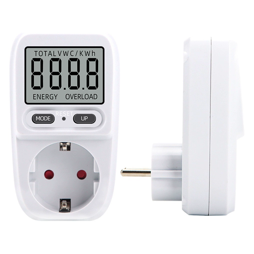 Европейский счетчик энергии ЖК-цифровой дисплей с высокой проводимостью медная пластина бытовой измеритель мощности электронный измеритель