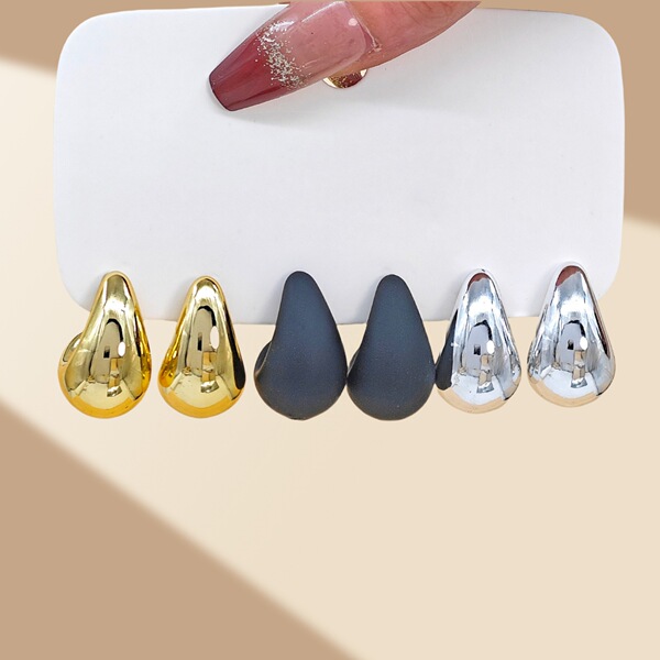 summer elegant earrings drop-shaped