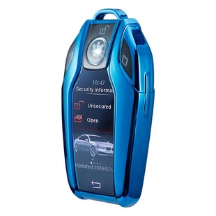 Car key case is suitable for BMW 7 series key case 740 smart new 5 Series 530l6 Series GT car x3 LCD screen shell