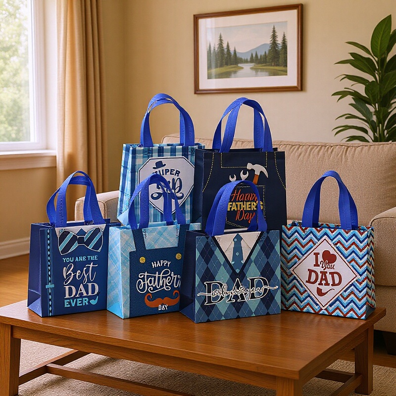 Father's Day Holiday Gift Bag Non-Woven Handbag Shopping Mall Shopping Packaging Bag Waterproof Takeaway Bag Wholesale Father's Day Holiday Gift Bag Non-Woven Handbag Shopping Mall Shopping Packaging Bag Waterproof Takeaway Bag Wholesale