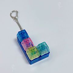 解凍四ボタンロシアブロックボタン試軸器キーボード機械キーボタン減圧キーホルダーストラップ