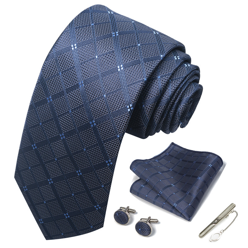 Coffret cadeau de couleur nette pour hommes, 1200 aiguilles, ensemble de robe d'affaires de groupe, cravate de mariage, usine_voghion.com
