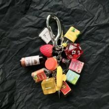 「微醺便利店」原创手作包包挂件仿真水果酒瓶小众清新钥匙扣挂饰